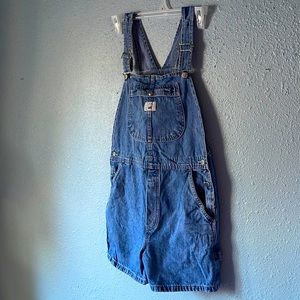 Vintage Lee’s Riveted Short Overalls | size M 8-10